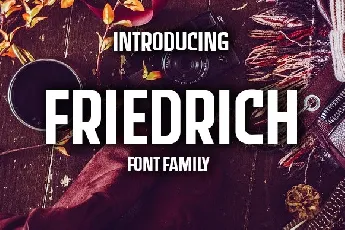 Friedrich font