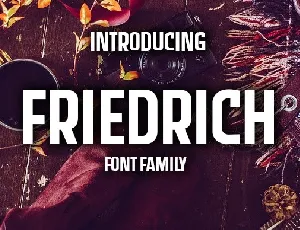 Friedrich font