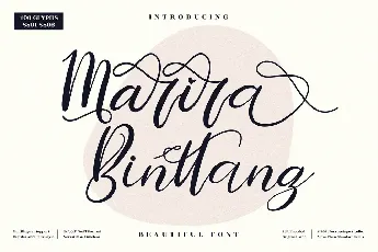 Marira Binttang font