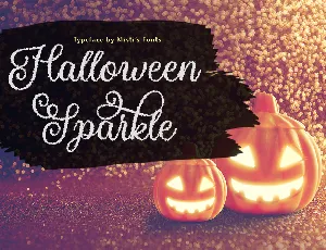 Halloween Sparkle font