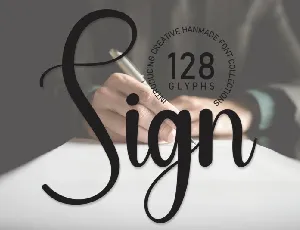 Sign Script font