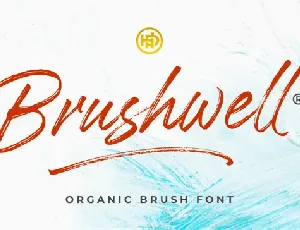 Brushwell Brush font