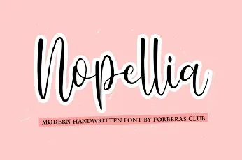 Nopellia font