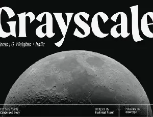 Grayscale font