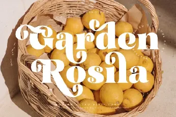 Garden Rosila font