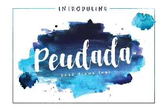 Peudada Script Free font