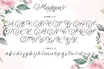 Meryliana font