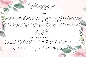 Meryliana font