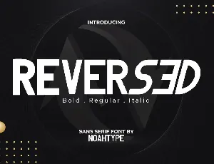 Reversed Demo font