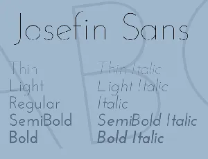 Josefin Sans font