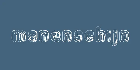 Manenschijn_02 font