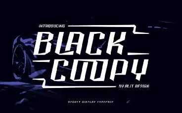 Black Coopy font