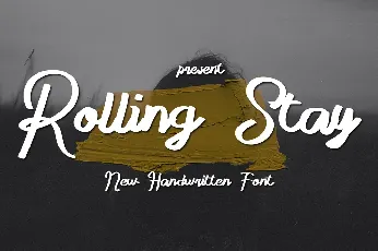 Rolling Stay font