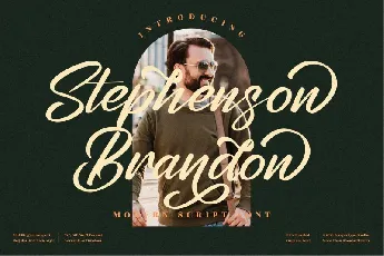 Stephenson Brandon font