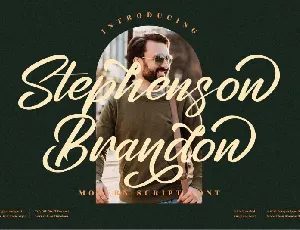 Stephenson Brandon font