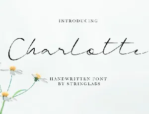 Charlotte Handwritten font