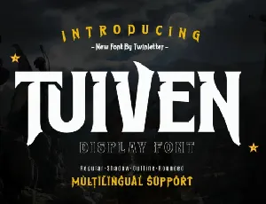 Tuiven font