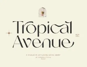 Tropical Avenue font