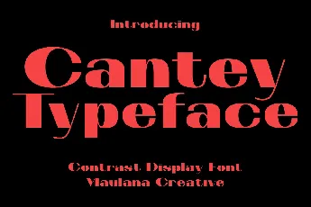 Cantey font