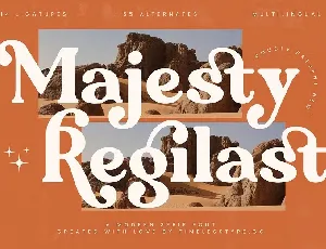 Majesty Regilast font