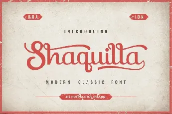 Shaquilla Script font