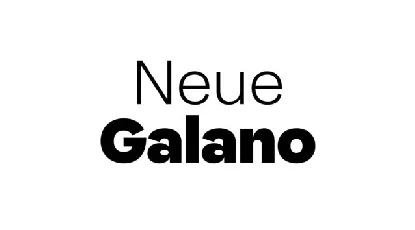 Neue Galano Family font