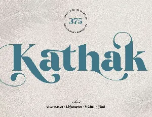 Kathak font