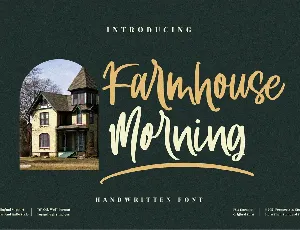 Farmhouse Morning font