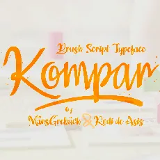 Kompar Thin PERSONAL USE ONLY font