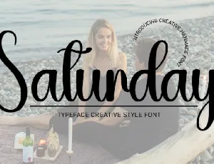 Saturday Script font