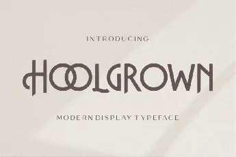 Hoolgrown font