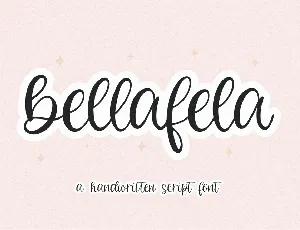 Bellafela font