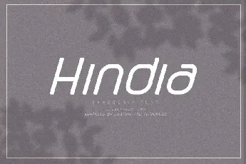 Hindia Sans Serif font