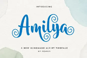 Amilya Calligraphy font