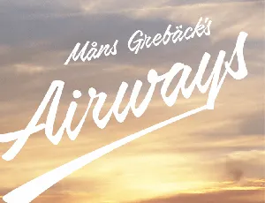 Airways font