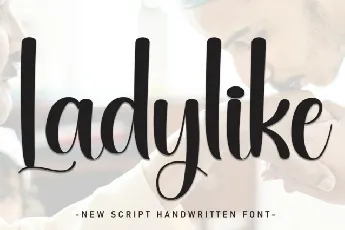 Ladylike Script font