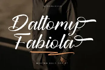 Daltomy Fabiola font