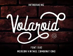 Volaroid Duo font