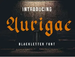 Aurigae font