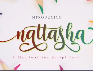 Nattasha font