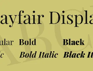 Playfair Display font