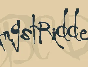 AngstRidden font