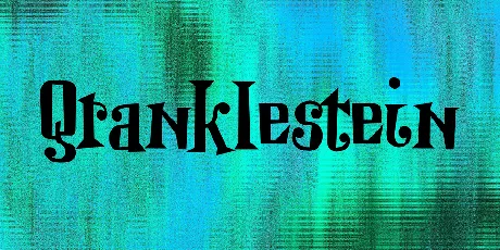 Qranklestein font