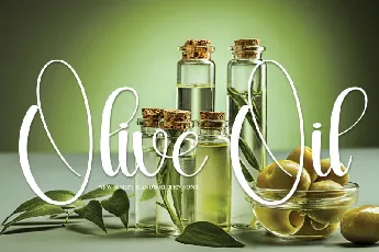 Olive Oil font