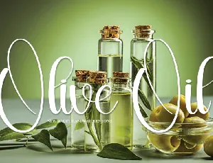 Olive Oil font