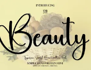 Beauty Script Typeface font