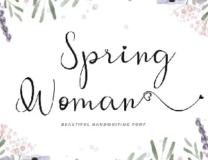 Spring Woman font