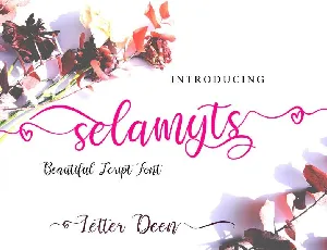 Selamyts Script font