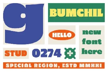 SG Bumchil font