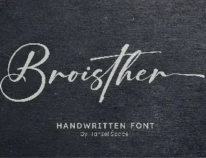 Broisther font